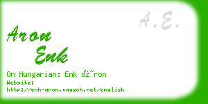 aron enk business card